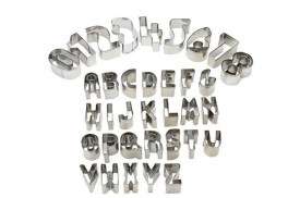 Set cortantes acero letras y numeros